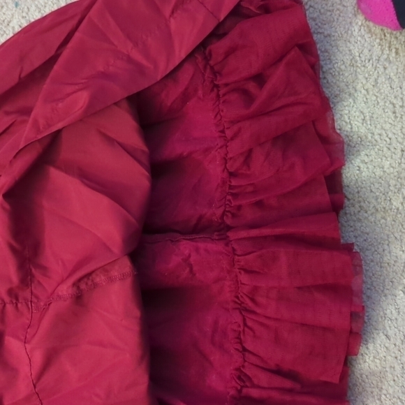 Baby Gap Red Short Sleeve Ruffle Twirl Valentine's Day Princess Dress Size 4T - Picture 5 of 6